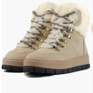 Pajar Chalet Faux Shearling
Waterproof Bootie Women's Tan Winter Boots